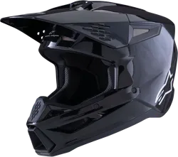 Alpinestars Adult Unisex SM3 Solid Helmet MX XS Black