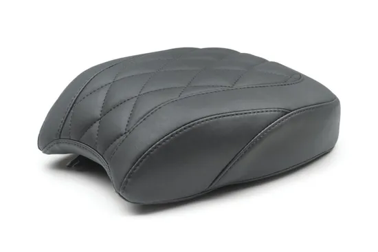 Mustang Black Diamond Stitch Wide Tripper Rear Passenger Seat