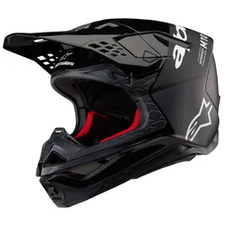 Alpinestars Adult Unisex Supertech M10 Flood Helmet MX L Black Gray