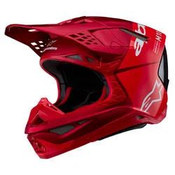 Alpinestars Adult Unisex Supertech M10 Flood Helmet MX M Red