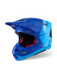 Alpinestars Adult Unisex Supertech S-M10 Flood Helmet MX S Blue
