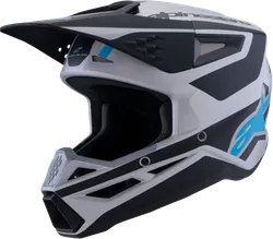 Alpinestars Adult Unisex SM3 Heat Helmet MX L Black Blue Silver