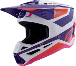 Alpinestars Adult Unisex SM3 Heat Helmet MX S Pink Purple White