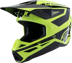 Alpinestars Adult Unisex SM3 Heat Helmet MX L Black Fluorescent Yellow