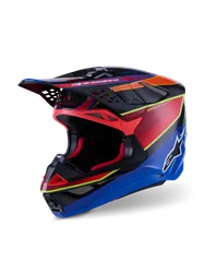 Alpinestars Adult Unisex Supertech S-M10 Era Helmet MX S Black Blue Red Yellow