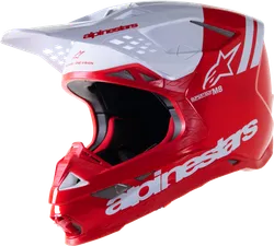 Alpinestars Adult Unisex Supertech M8 Radium 2 Helmet MX M Red White