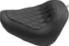 Mustang Black Diamond Stitch Wide Tripper Front Solo Driver Seat
