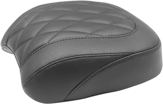 Mustang Black Diamond Stitch Wide Tripper Passenger Pillion Seat