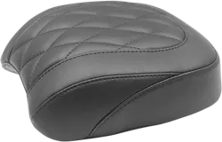 Mustang Black Diamond Stitch Wide Tripper Passenger Pillion Seat