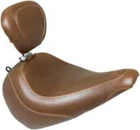 Mustang Brown Wide Tripper Solo Driver Seat w Backrest