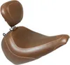 Mustang Brown Wide Tripper Solo Driver Seat w Backrest