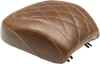 Mustang Brown Diamond Stitch Wide Tripper Rear Passenger Seat