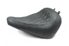 Mustang Black Diamond Stitch Wide Tripper Front Solo Driver Seat