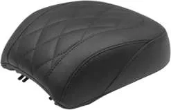 Mustang Black Diamond Stitch Wide Tripper Rear Passenger Seat
