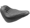 Mustang Black Diamond Stitch Wide Tripper Front Solo Driver Seat