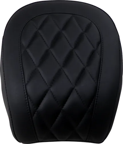 Mustang Black Diamond Stitch Wide Tripper Rear Passenger Seat 1