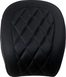 Mustang Black Diamond Stitch Wide Tripper Rear Passenger Seat