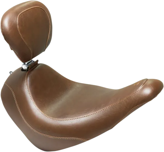 Mustang Brown Wide Tripper Solo Seat Backrest