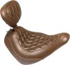 Mustang Brown Diamond Wide Tripper Solo Seat Backrest