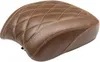 Mustang Brown Diamond Stitch Wide Tripper Rear Passenger Seat