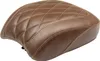 Mustang Brown Diamond Stitch Wide Tripper Rear Passenger Seat