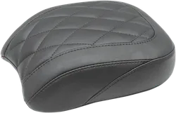 Mustang Black Diamond Stitch Wide Tripper Rear Passenger Seat