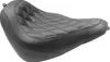 Mustang Black Diamond Stitch Wide Tripper Solo Driver Seat