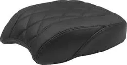 Mustang Black Diamond Stitch Wide Tripper Rear Passenger Seat