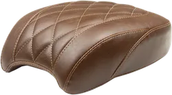 Mustang Brown Diamond Stitch Wide Tripper Rear Passenger Seat