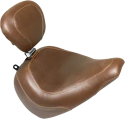Mustang Brown Wide Tripper Solo Seat Backrest