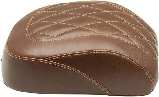 Mustang Brown Diamond Stitch Wide Tripper Rear Passenger Seat