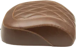 Mustang Brown Diamond Stitch Wide Tripper Rear Passenger Seat