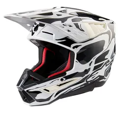 Alpinestars Adult Unisex S-M5 Helmet MX S Gray Charcoal