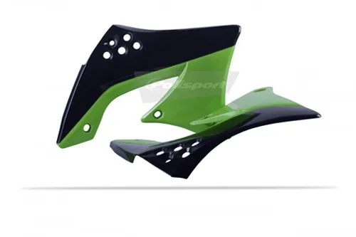 Polisport Radiator Shroud Black/Green