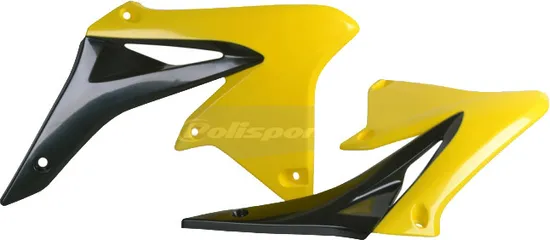 Polisport Radiator Shroud Black/Yellow