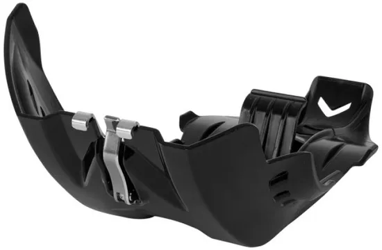 Polisport Black Fortress Belly Skid Plate w Link Protector