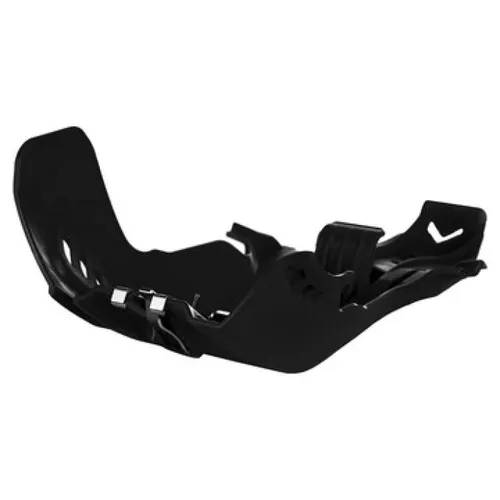 Polisport Black Fortress Belly Skid Plate w Link Protector