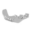 Polisport White Fortress Belly Skid Plate w Link Protector