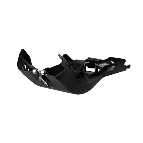 Polisport Black Fortress Belly Skid Plate w Link Protector 1