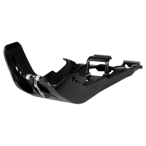 Polisport Black Fortress Belly Skid Plate w Link Protector