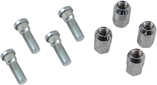 Moose Front Rear Wheel Stud and Nut Kit