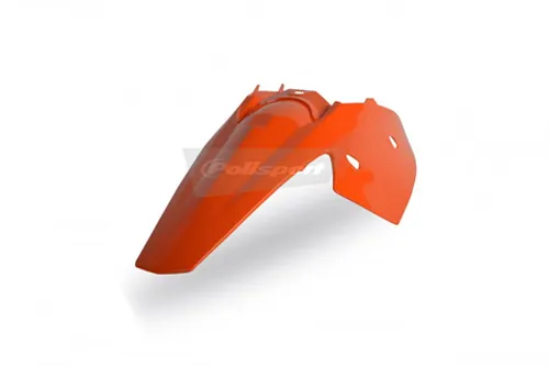 Polisport Rear Fender W/Panel Orange