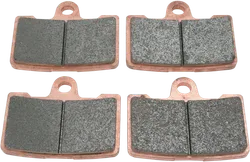 SBS Sintered Front Brake Pad Pair w 8 Piston Caliper