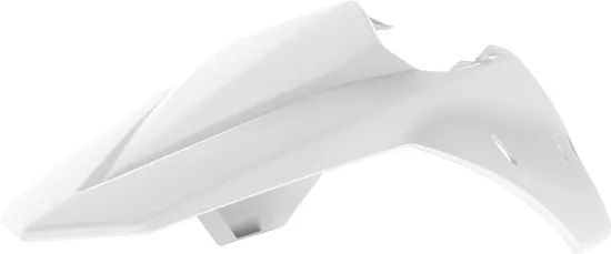Polisport Plastic Rear Fender Side Panel White 1