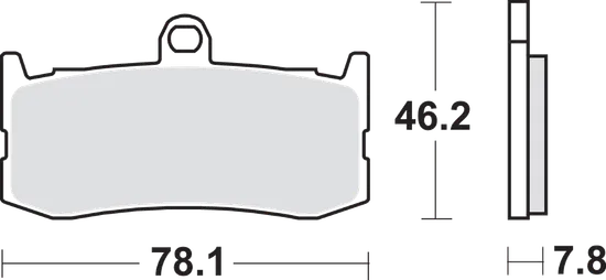 SBS Racing Dual Carbon Front or Rear Brake Pad Pair