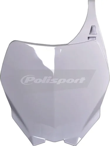 Polisport Front Number Plate White