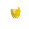 Polisport Front Number Plate Yellow