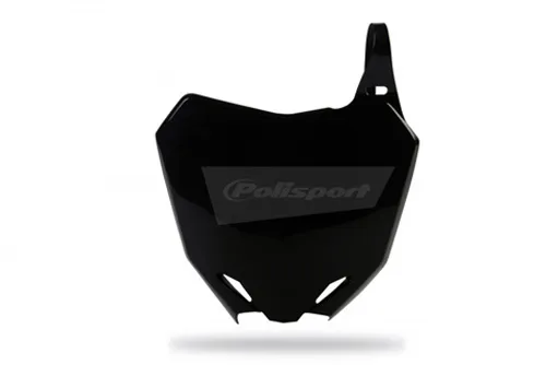 Polisport Front Number Plate Black