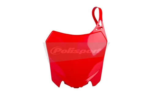 Polisport Front Number Plate Red