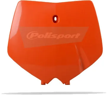 Polisport Front Number Plate Orange